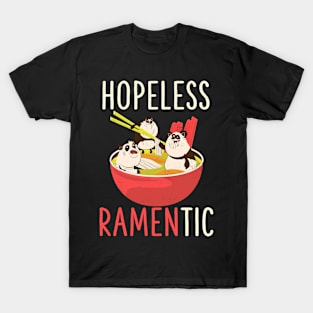 Kawaii Panda Japanese Ramen Noodles T-Shirt